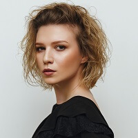 dizainvolos.ru дизайн волос - блондинка стрижка на средние волосы каре 
