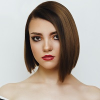 dizainvolos.ru дизайн волос - брюнетка каре боб стрижка женская